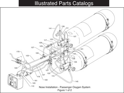 passenger oxygen system nose installation